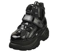 Bottines Platforme Buffalo Femme - Cuir Noir - 38 EU