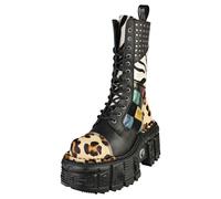 Bottines Platforme New Rock - Imperfect M-Mili244-C1 Noir Multicolore - 42