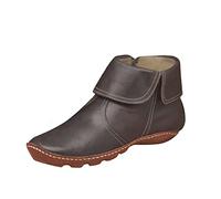 Bottines pour femme avec fermeture éclair - Design plissé - Talons plats - Mode d'hiver - Bottines tendance pour femme - Talon bloc classique et élégant - Bottes en caoutchouc confortables et courtes