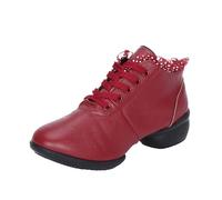 Bottines pour Femme Chaussures de Danse Talon 4cm Printemps Été Nouvelle Collection Modèle Simple sans Doublure pour Cours Entraînement ou Pratique Confortables et Respirantes