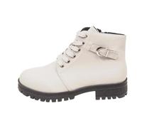 Bottines pour femme, lacets, fermeture éclair latérale, bottes de loisirs | Enfilage élastique pour un enfilage facile, bottes décontractées pour la vie quotidienne, les fêtes et les tenues