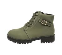 Bottines pour femme, lacets, fermeture éclair latérale, bottes de loisirs | Enfilage élastique pour un enfilage facile, bottes décontractées pour la vie quotidienne, les fêtes et les tenues