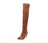 Bottines pour femmes Sexy Hautes À Talons fins pointu Femelles Botte Moderne Elégantes Couleur unie Automne Hiver Bottes Femme Confortable Chaudes loisirs Vintage Cowboy Hautes Genoux