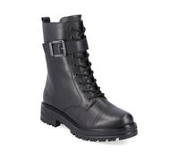 Bottines Remonte D2283-01 Noir Femme - Cuir - Talon 5 - Fermeture Zip - Hauteur Moyenne 36