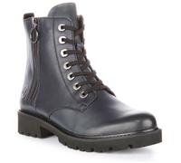 Bottines - Remonte - D8671 - Cuir - Lacets - Fermeture éclair - Marine 42