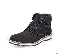 Bottines - Rieker - Cuir Noir - Fermeture Lacets/Zip - Confort Exceptionnel - Talon Plat 45