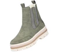 Bottines Rieker pour femme, doublées, vertes