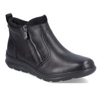 Bottines Rieker Z0060-00 Noir Chaussures Femme - Cuir - Talon Plat - Hauteur de la tige Moyenne 38