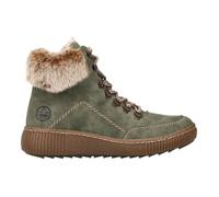 Bottines - Rieker Z6636 - Talon plat - Fermeture à zip - Vert 36