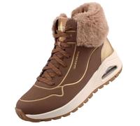 Bottines - Skechers - Uno Rugged Fall Shimmer - Marron - Fermeture à glissière - Talon de 5 cm 39