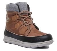 Bottines Sorel Explorer Carnival - Nylon imperméable - Femmes - Taupe - Taille 41 38