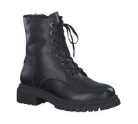 Bottines Tamaris 1-26222-41 003 Noir Chaussures Femme - Cuir - Talon Plat - Zip 41