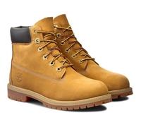 Timberland 6 in Premium Waterproof, Bottes & Bottines Classiques Mixte Enfant, Jaune (Wheat Nubuck), 39 EU