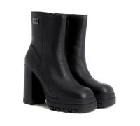 Bottines Tommy Jeans HIGH HEEL ANKLE BOOT - Noir - Femme - Plat - Moyenne - Cuir 41