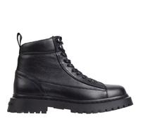 Bottines Tommy Jeans WARM LINING BOOT - Homme - Noir - Tige moyenne - Lacets 44