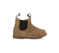 Bottines velours bÃ©bÃ© fille Pom d'Api Bob Marron 25