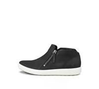 Bottines zippÃ©es en daim femme Ecco Soft 7 Noir 37