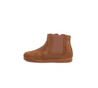 Bottines Zippées Et Élastiques Fille Caramel Mou 24