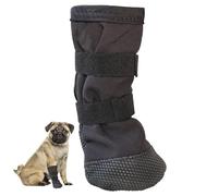 Bottises pour chiens, chaussettes pour chiens de récupération d'aide antidérapante imperméable avec sangles réglables pour éviter les grattements, les morsures, les moyens, les bottines étanches, les