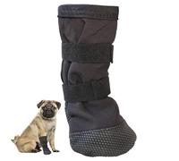 Bottises pour Chiens étanches, Bottines pour Chiens, Chaussettes de récupération d'aide antidérapante étanches avec des Sangles réglables pour éviter Les Rayures, Les morsures, Le Milieu