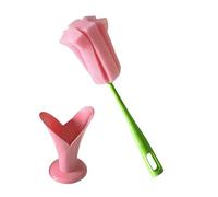 Bottle Brush, Detachable Sponge Cup Cleaner, Long Handle Dish Scrubber, Household Cleaning Tool, Wine Glass, Travel Cup, Pet Bowl, Bathroom Sink Accessory