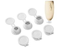 Bottle Cap - 5.3x4.5x2.8cm TPE 6pcs | Inverted Leak Proof Bottle Caps | Bathroom Shampoo Shower Gel Dispenser Caps | Kitchen Sauce Bottles Cover | Anti Spill Cap for Home Use Travel Storage