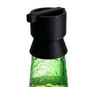 Bottle Cap Opener Tool, Portable Handheld Gadget, Funny Balck Compact Opener with Strong Lever Grip System, Sturdy Metal Build, Easy Twist Beverage Access Design, Camping Travel Use