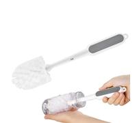 Bottle Cleaner Brush, Decanter Scrubber, 10.51x2.28 inches, Cup Washer, Removable Narrow Neck Cleaning Tool for Travel, Kitchen, Sink, Flask, Baby Bottle, Coffee Mug, Wine Glass, Home, Living Room