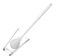 Bottle Cleaning Brush - Rotating Flexible Bristles for Thorough Stain Removal, Long Reach Handle with Soft Non Scratch Design, Kitchen Glassware Scrubber for Water Bottles, Baby Bottles,