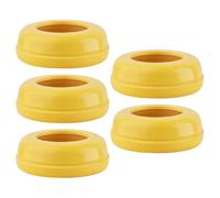 Bottle Collar Rings, Replacement Screw Rings, Pack of 5 Leak Proof Bottle Accessories, Food-Grade Material for Safe and Hygienic Feeding Bottles, Compatible with Standard Bottles
