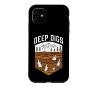 Bottle Digging Deep Digs Mudlarking Glass Hunter Coque pour iPhone 11