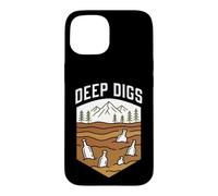 Bottle Digging Deep Digs Mudlarking Glass Hunter Coque pour iPhone 15