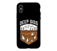 Bottle Digging Deep Digs Mudlarking Glass Hunter Coque pour iPhone X/XS