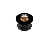 Bottle Digging Deep Digs Mudlarking Glass Hunter PopSockets PopGrip Adhésif