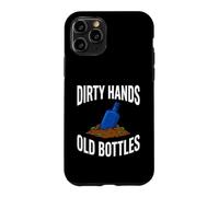 Bottle Digging Dirty Hands Old Bottles Antique Hunting Coque pour iPhone 11 Pro