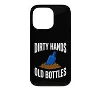 Bottle Digging Dirty Hands Old Bottles Antique Hunting Coque pour iPhone 13 Pro