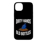 Bottle Digging Dirty Hands Old Bottles Antique Hunting Coque pour iPhone 14 Plus