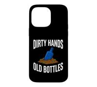 Bottle Digging Dirty Hands Old Bottles Antique Hunting Coque pour iPhone 14 Pro Max