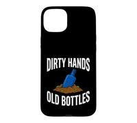 Bottle Digging Dirty Hands Old Bottles Antique Hunting Coque pour iPhone 15 Plus