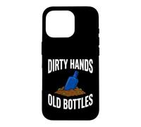 Bottle Digging Dirty Hands Old Bottles Antique Hunting Coque pour iPhone 16 Pro
