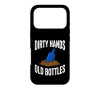 Bottle Digging Dirty Hands Old Bottles Antique Hunting Coque pour iPhone 17 Pro