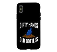 Bottle Digging Dirty Hands Old Bottles Antique Hunting Coque pour iPhone X/XS