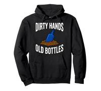 Bottle Digging Dirty Hands Old Bottles Antique Hunting Sweat à Capuche