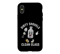 Bottle Digging Dirty Shovels Clean Glass Antique Hunting Coque pour iPhone X/XS