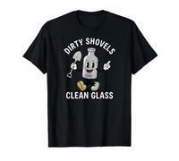Bottle Digging Dirty Shovels Clean Glass Antique Hunting T-Shirt Graphique avec Valeur