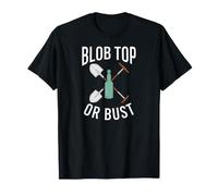 Bottle Digging Mudlarking Blob Top Or Bust T-Shirt