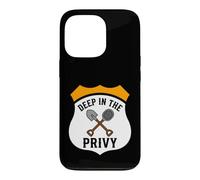Bottle Digging Relic Hunter Deep in The Privy Design Coque pour iPhone 13 Pro