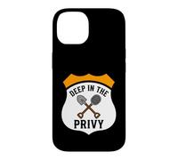 Bottle Digging Relic Hunter Deep in The Privy Design Coque pour iPhone 14