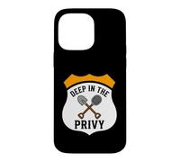 Bottle Digging Relic Hunter Deep in The Privy Design Coque pour iPhone 14 Pro Max
