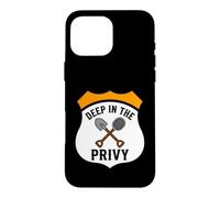 Bottle Digging Relic Hunter Deep in The Privy Design Coque pour iPhone 16 Pro Max